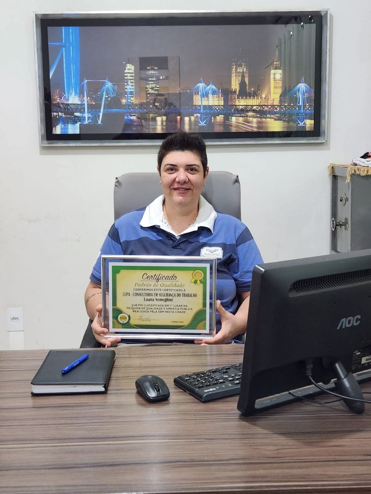 Luana Semeghini, especialista em Segurança do Trabalho